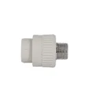 Муфта PPR Blue Ocean 20×1/2″ НР с наружной резьбой для полипропиленовых труб — фото 5