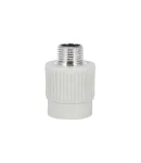 Муфта PPR Blue Ocean 25×1/2″ із зовнішньою різьбою для поліпропіленових труб — фото 5