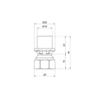 Муфта под пресс 16х1/2в ICMA (арт.401) фото - 2