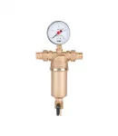 Самопромывной фильтр ICMA №751 с манометром, 1/2″ x 1/2″, для закрытых систем, с накидной гайкой — фото 3