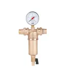 Самопромывной фильтр ICMA №751 с манометром, 3/4″ x 3/4″, для закрытых систем, с накидной гайкой — фото 3