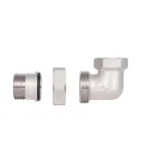 Згін-американка Forte 1″ВЗ нікельований, кутовий SF191W25 Thermo Alliance фото - 7