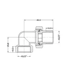 Thermo Alliance Base Сгон-американка 1/2″ВН никель угловой SD191W15 фото - 2