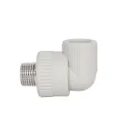 Кутник PPR Blue Ocean 90° 20 мм × 1/2″ НР для поліпропіленових труб — фото 5