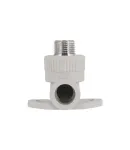 Полипропиленовый уголок PPR 90° 20×1/2″ с наружной резьбой, настенный, с креплением Blue Ocean — фото 5