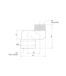 Icma Эксцентрик радиаторный 1/2″х2 №720 82720CQ06 фото - 2