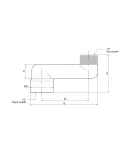 Icma Эксцентрик радиаторный 1/2″х5 №720 82720CT06 фото - 2