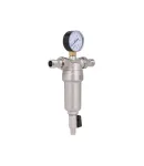 Самопромивний фільтр тонкого очищення Thermo Alliance Standart 1/2″ ЗЗ з манометром, нікельований — фото 3