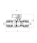 Thermo Alliance Forte Кран шаровой 16х16, PN40, для М/П труб SF263W15 фото - 2