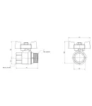 Thermo Alliance Standart Кран шаровой 1