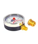 Термоманометр Thermo Alliance Standart d80 мм, 1/2″ із нижнім підключенням, 0–4 бар, 0–120 °С — фото 4