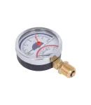 Термоманометр Thermo Alliance Standart d80 мм, 1/2″ із нижнім підключенням, 0–6 бар, 0–120 °С — фото 5