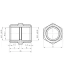 Thermo Alliance Forte Переходник разборной 16х1/2