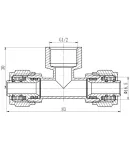 Thermo Alliance Forte Тройник разборной 16х1/2