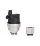 Автоматический воздухоотводчик Thermo Alliance Forte 1/2″Н, никелированный, с запорным клапаном — фото 5