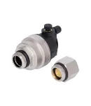 Автоматический воздухоотводчик Thermo Alliance Forte 1/2″Н, никелированный, с запорным клапаном — фото 6