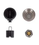 Автоматический воздухоотводчик Thermo Alliance Forte 1/2″Н, никелированный, с запорным клапаном — фото 7