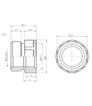 Thermo Alliance Forte Переходник разборной 20х1/2