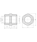 Thermo Alliance Forte Переходник разборной 20х3/4