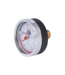 Термоманометр Thermo Alliance Standart d80 мм, 1/2″З, заднє підключення, 0–10 бар, 0–120 °C, латунь — фото 3