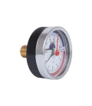 Термоманометр Thermo Alliance Standart d80 мм, 1/2″З, заднє підключення, 0–10 бар, 0–120 °C, латунь — фото 4