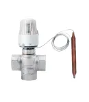 Клапан триходовий Standart 1″ВВВ змішувальний з термоголовкою (M30x1,5; 30-70°С) SF362W25 Thermo Alliance фото - 3