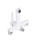 Змішувач для ванни Qtap Grand (з душовим гарнітуром) QTGRAWCR006 Chrome/White фото - 4