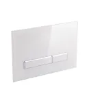 Комплект: Qtap Nest ST Інсталяція для унітазу 4 в 1 (Клавіша змиву 175х245х4 мм, Glass White, лінійна) фото - 5