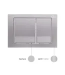 Комплект: Qtap Nest ST Инсталляция для унитаза 4 в 1 (Клавиша смыва 150x220x13 мм, Satin, квадратная) фото - 6