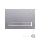 Комплект: Qtap Nest ST Инсталляция для унитаза 4 в 1 (Клавиша смыва 150x220x13 мм, Satin, линейная) фото - 6