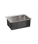 Мийка кухонна інтегрована з нержавіючої сталі Lidz Handmade H5045 Brushed Steel 3,0/1,0 мм — фото 4
