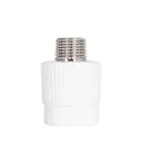 Муфта PPR Blue Ocean 25×1/2″ с наружной резьбой, белая, для полипропиленовых труб — фото 4