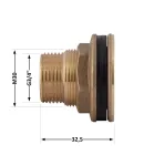 Thermo Alliance Standart Врезка в бак 3/4″Н (желт.) SD40020 фото - 2