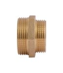 Латунний ніпель редукційний SD Plus 1 1/2″ х 1 1/4″, жовтий — фото 4