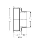 Thermo Alliance Standart Переходник 1/2″ВН (желт.) SD4091515 фото - 2