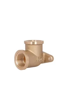 Кут латунний настінний Standart 1/2″ВВ (жовт.) SD41815N Thermo Alliance