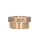 Футорка латунна Standart 1 1/2″Зх1″В (жовт.) SD4234025 Thermo Alliance фото - 5