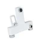 Змішувач для ванни Lidz Wawel 006 з душовим гарнітуром LDWAW006WHI45398 White — фото 3
