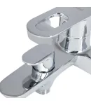 Змішувач для ванни Lidz Latwa 006 з душовим гарнітуром LDLAT006CRM45414 Chrome — фото 4