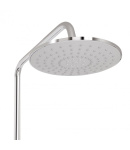 Душевая система Lidz Latwa 1030, наружный монтаж, на 3 потребителя, с изливом, хром фото - 5