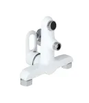 Змішувач для ванни Lidz Latwa 006 з душовим гарнітуром LDLAT006WHI45424 White — фото 3
