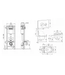 Готове рішення Qtap для ванної кімнати: підвісний унітаз Taurus Ultra Quiet 485×360×350 + комплект інсталяції Nest 4 в 1 (кругла клавіша White) фото - 2