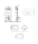 Готове рішення Qtap для ванної кімнати: підвісний унітаз Taurus Ultra Quiet 485×360×350 + комплект інсталяції Nest 4 в 1 (кругла клавіша Chrome) фото - 2