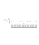 Решітка для лінійного трапу SUS304 Grate FD600 (BLA) Qtap — фото 2