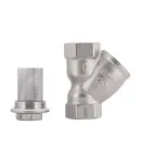 Фільтр грубого очищення Thermo Alliance Forte 3/4″ ВВ, нікельований, косий, для води — фото 6