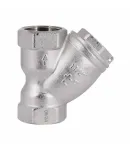 Косой никелированный фильтр грубой очистки воды Thermo Alliance Forte 1 1/4″ВВ — фото 3