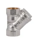 Фільтр грубого очищення Thermo Alliance Standart 1 1/4″ ВВ, нікельований, косий, для води — фото 3