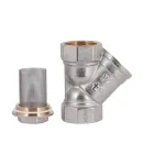 Фільтр грубого очищення Thermo Alliance Standart 1 1/4″ ВВ, нікельований, косий, для води — фото 6