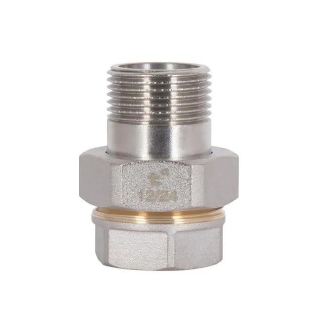 Thermo Alliance Standart Сгон-американка 3/4″ВН никель, прямой TAS190W20 фото - 1