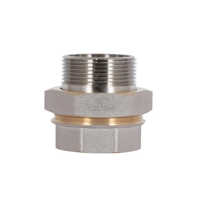 Thermo Alliance Standart Сгон-американка 1 1/2″ВН никель, прямой TAS190W40 фото - 1